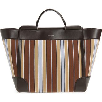 Dolce & Gabbana Sicily Stripe Jacquard Shoulder Bag in Multicolor Marrone at Nordstrom