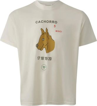 MISCI T-shirt Animal Game - Bianco