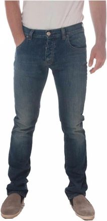 Armani Jeans Klassieke Denim Jeans voor Dagelijks Gebruik - Heren - Slim Fit Jeans - Blauw - W36 - Denim - Jeans