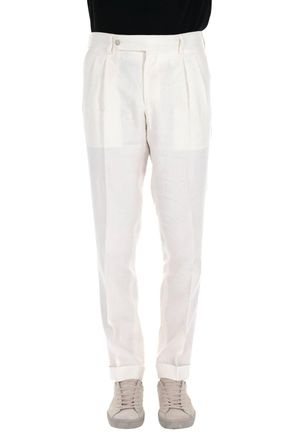 Barba Firenze Cotton-Linen Trousers