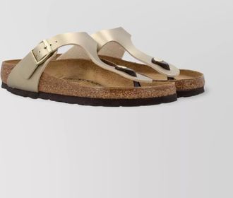 Birkenstock metallic thong sandals