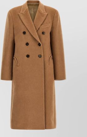 Blaz&eacute; Milano camel hair double-breasted coat