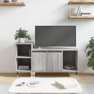 vidaXL Vidaxl - Mobile tv Grigio Sonoma 100x35x55 cm in Legno Multistrato