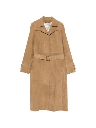 Golden Goose Journey WS Peggy Trench Coat With Belt Light Suede