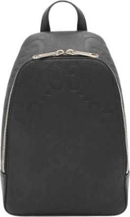 Gucci Pre-owned Vintage Schoudertas - Heren - Vintage Rugzakken - Zwart - ONE Size - Leer - Vintage