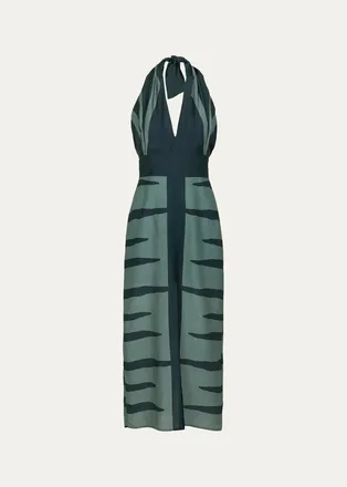 Vix Ina Halter Midi Dress