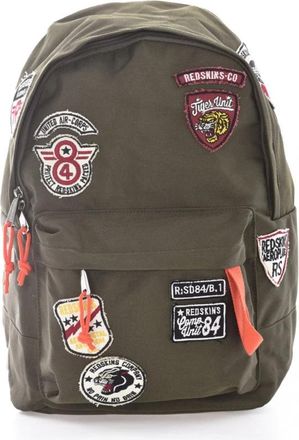 Redskins Sac &agrave; dos &agrave; logo patch&eacute; - Heren - Rugzakken - Groen - ONE Size - Tassen