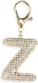 Leith Pav&eacute; Initial Bag Charm in Z- Clear- Gold at Nordstrom Rack