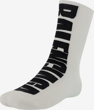 Balenciaga Womens Stretch Cotton Socks White