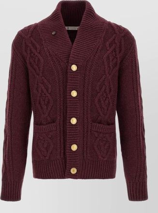 Brunello Cucinelli cable-knit cashmere cardigan