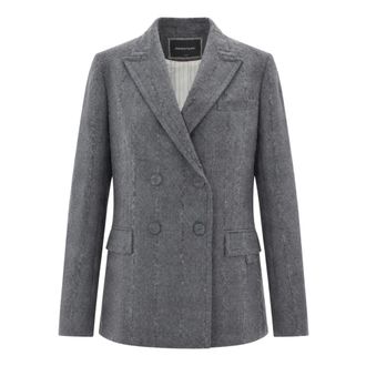 Fabiana Filippi Jassen, Dames, Grijs, S, Wol, Blazers