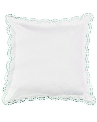 Melange Home M&eacute;lange Home 300 Thread Count Double Scalloped Embroidery Sham Pair