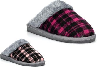 Generic Ladies Slip On Slippers Size 3 Womens Faux Fur Slipper Size 8 Ladies Slip On Slipper Womens Faux Fur Slippers Sizes 3-8 Purple/Pink 3 UK