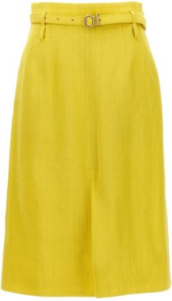 Jil Sander Rokken, Dames, Geel, XS, 66 Skirt
