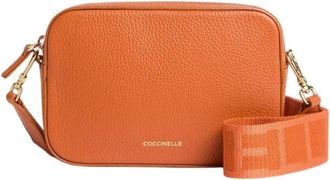 Coccinelle Cross Body Bags, female, Orange, Size: ONE SIZE Tebe Camera Bag