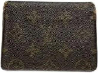 Louis Vuitton Pre-owned Wallets, female, Brown, Size: ONE SIZE Pre-owned Leather Wallet