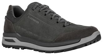 Lowa Wanderschuh LOWA BELLAGIO GORE-TEX LO, Herren, Gr. 43,5, grau (anthrazit, anthrazit), Leder, Textil, Schuhe Wanderschuh, wasserdicht