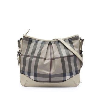 Burberry Pre-owned Burberry Smoke Check Coated Canvas Hartham Crossbody Ladies MA0PW1NOHSGT6NMM