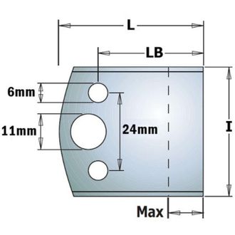 CMT 690.193h Par Cuchillas Hss 40x4mm (sin Afilar)