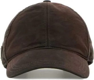 Prada Brown Logo Baseball Hat