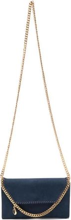 Stella McCartney Tassen, Dames, Blauw, ONE Size, Falabella Portemonnee