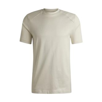 HUGO BOSS Casual Cotton T-shirt - male - Boss - T-Shirts - White - XL - Tops