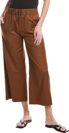 Fabiana Filippi Loose Fit Cropped Wool-Blend Trouser