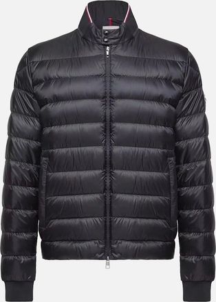 Moncler Mens Rigel Biker Jacket Black - Size: 46/Regular