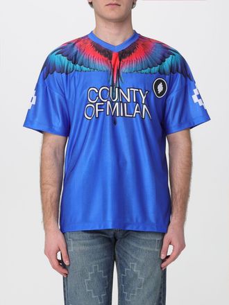 Marcelo Burlon T-shirt in poliestere con stampa Ali County Of Milan