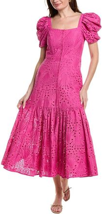 Tyler B&ouml;e Tyler B&ouml;e Cleo Eyelet Midi Dress