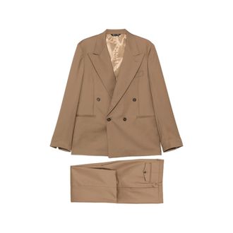 Epoca Double-breasted Peak-lapel Suit