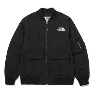 The North Face SS23 Logo Neilton Bomber Jacket Black NJ3BP12J