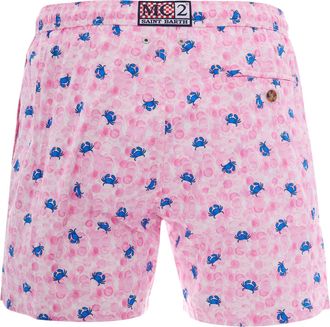 MC2 Saint Barth Mens Swim Shorts Lighting Micro Stretch Crab Bubble 21 Polyester