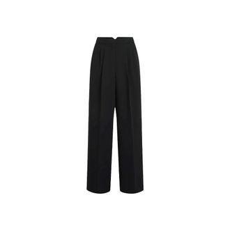 Karl Lagerfeld Pantaloni Studio a Gamba Larga - - Trousers - Donna - Nero - XS