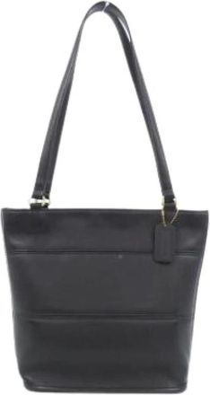 Coach Pre-owned Shoulder Bags, female, Black, Size: ONE SIZE Pre-owned Leather shoulder-bags
