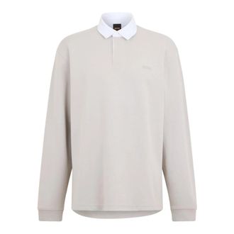 HUGO BOSS Pe_Exis Polo - Heren - Polos - Grijs - XL - Katoen - Tops