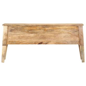 Berkfield Home Storage Box 99x35x48 cm Solid Mango Wood in Brown | Size: 99 x 35 x 48 cm