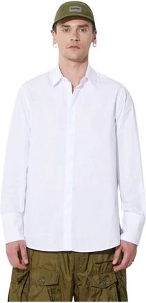 424 Formal Shirts - Heren - Zakelijke Overhemden - Wit - L - Overhemden