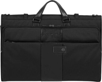 Piquadro Folding garment bag in fabric - Heren - Handtassen - Zwart - ONE Size - Tassen
