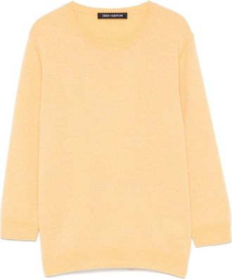 Iris Von Arnim crew-neck sweater - Yellow