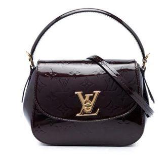 Louis Vuitton Tweedehands leren Louis Vuitton tassen - Dames - Pre-owned - Paars - Maat: ONE Size Leer
