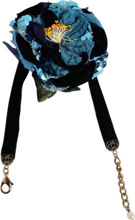 Dolce & Gabbana Florale Fluwelen Choker