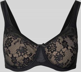Lascana Bügel-BH aus Spitze und Mikrofaser in Black, Größe 75C
