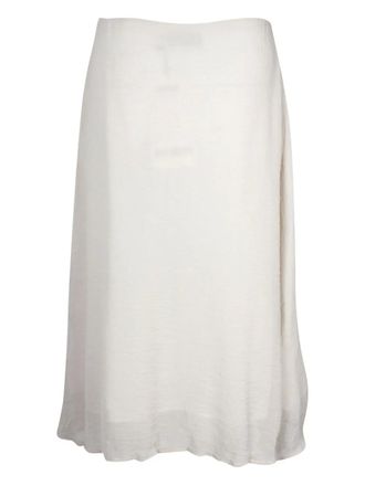 Mansur Gavriel textured midi skirt - women - Silk/Viscose/Polyamide - 38 - White