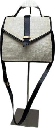 Saint Laurent Pre-owned Cross Body Bags, female, White, Size: ONE SIZE Pre-owned 2Way Flap Bag