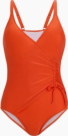 Regatta Womens Regatta Womens/Ladies Baylenne Plain One Piece Swimsuit - Tangerine Tango - Size: 20 uk