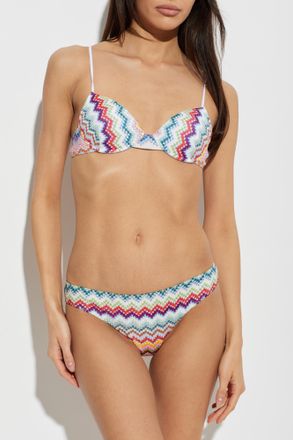 Missoni Two-piece Swimsuit With Lurex Thread, Womens, Multicolour