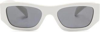 Prada Occhiali da sole squadrati - Bianco