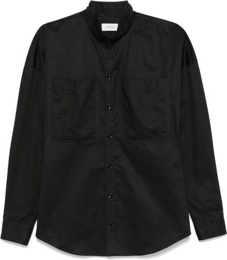 Christophe Lemaire Camicia in cotone - Nero