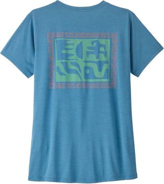 Patagonia Cap Cool Daily Shirt Mother Rays Funktionsshirt f&uuml;r Damen | blau